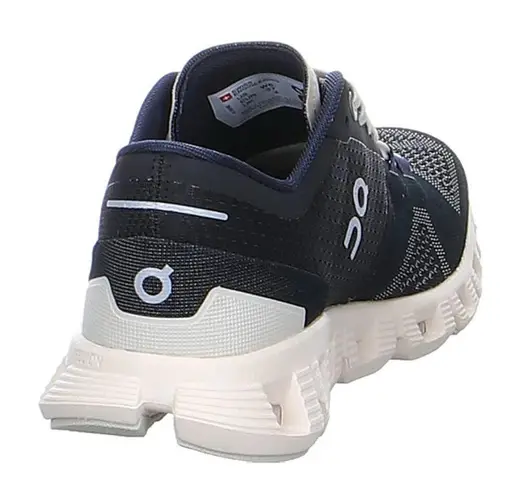 On Running Womens 6.5 Cloud X Sneaker Black Pearl Lightweight Running Navy Gym