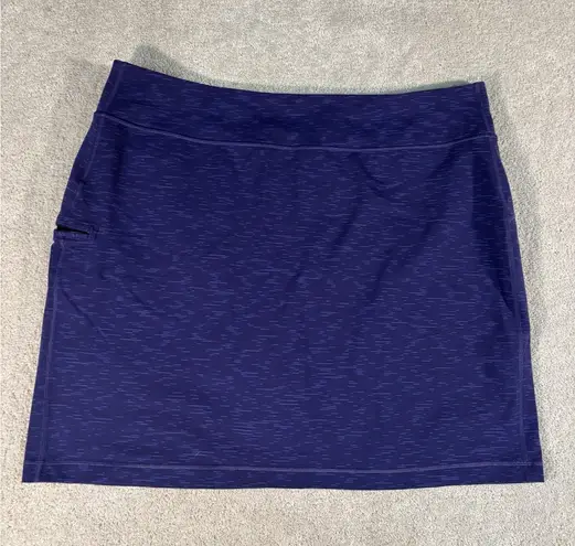 Duluth Trading Co. Women's Skort 2XL Outdoor Athletic Skirt Blue Pickleball Purple Size XXL