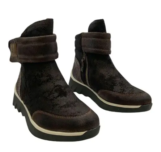 OTBT Outing Winter Ankle Boot Dark Brown US Women's 8M