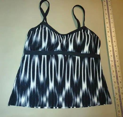 Maxine of Hollywood Top Swinsuit Swimwear Size 10 Scoop Neck