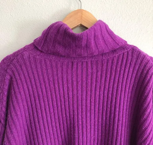 Nine West  Purple Turtleneck Sweater Size M