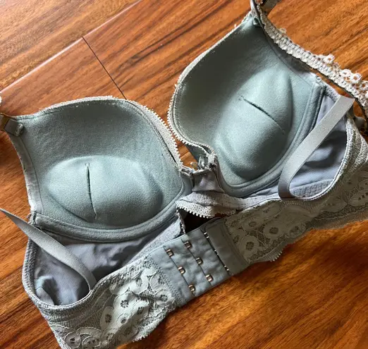 Aerie Mint Lace Padded Bra