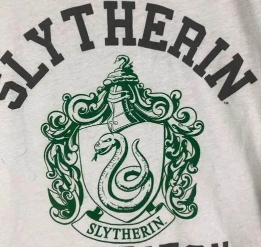 Harry Potter  Slytherin Quidditch Shirt‎ Womens Size Small Seeker Hogwarts Green