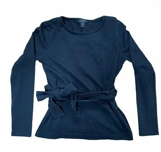 J.Crew  Side Tie Belted Open Back Top