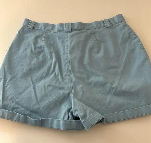 Dockers  blue cuffed mid rise denim shorts