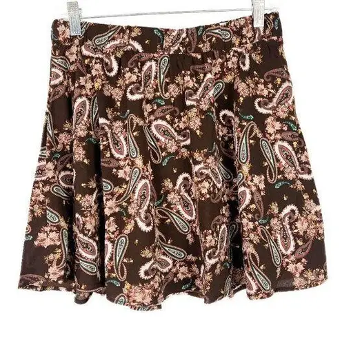 VERO MODA NWT Stitch Fix Paisley Print High Waist Skater Skirt Size Medium M NEW