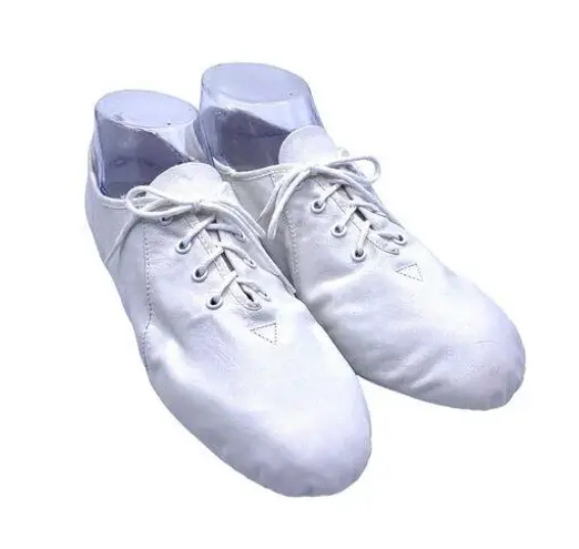 Bloch Split Sole Jazz Dance Shoes Lace Up White Bloch 5.5 US 5 EUR 35 White