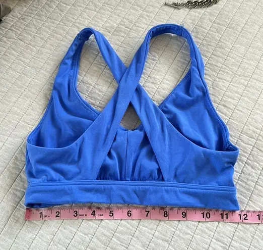 Aerie Offline  Real me stretch med support blue sport bra med