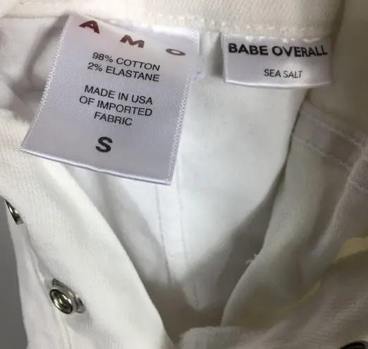 AMO Babe Overall Sea Salt Small White