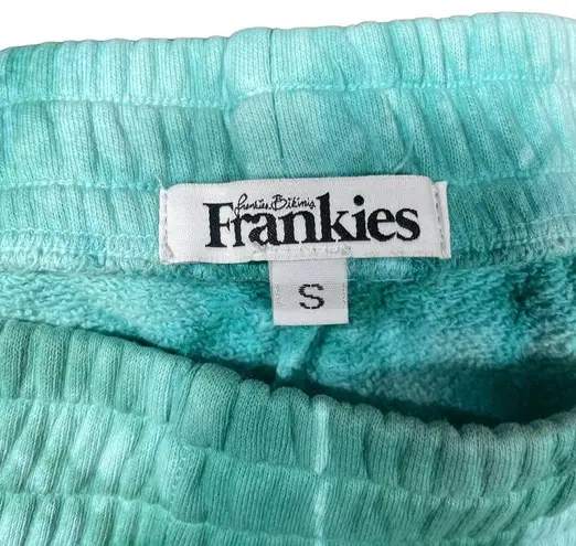 frankie's bikinis  Aiden Sweatpants Emerald Tie Dye Green Size Small