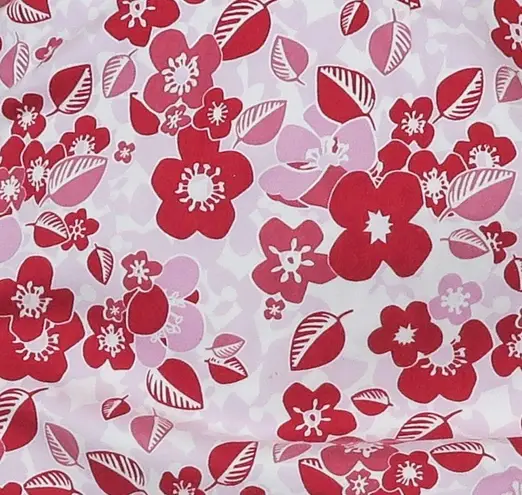 Chadwick's Vintage Y2K Pink and Red Floral Pencil Skirt