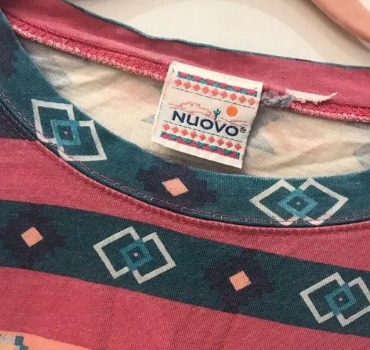 Vintage Nuovo Aztec Long Sleeve Crew size Med