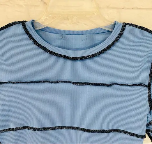 Boutique NEW Contrast Stitch Top