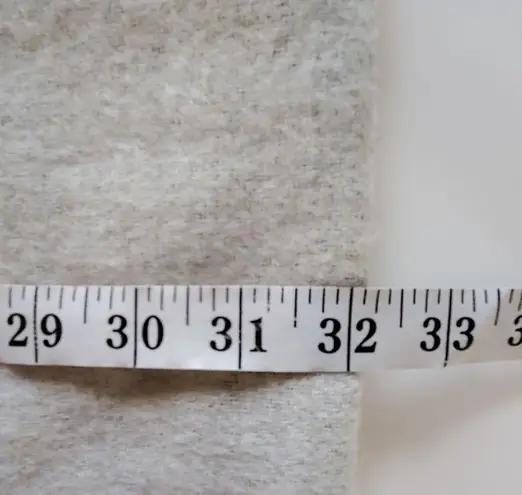 Ecru Kuna & Gray Baby Alpaca Fringe Scarf 12x64