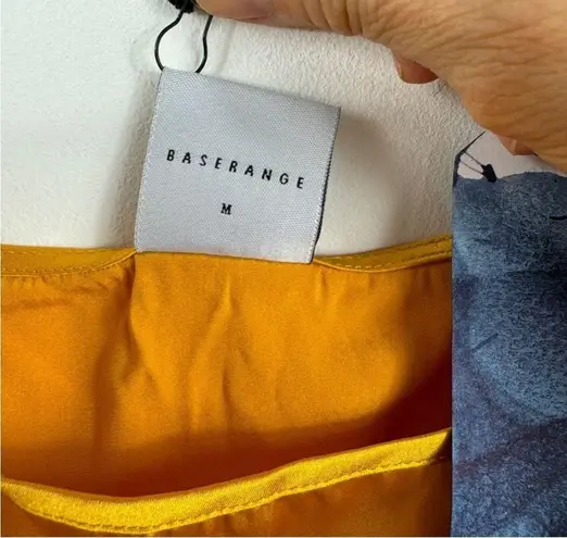 Baserange 100% silk top in soleil NWT Size M