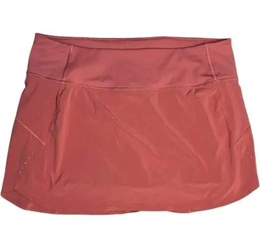 Athleta  Run With It 14 Inch Skort with Jupe Short in Coral Size Large