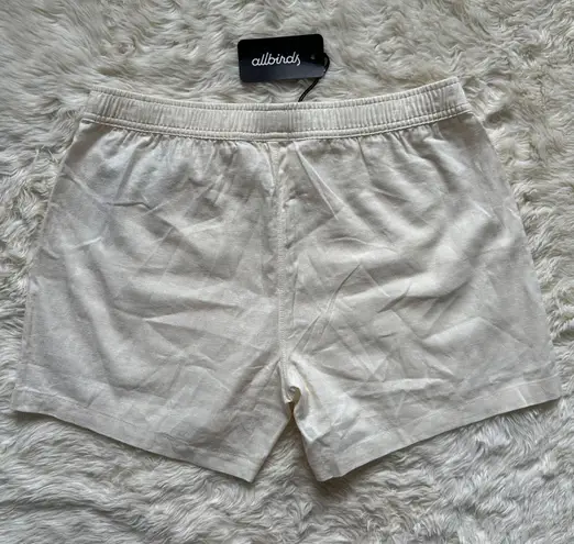 Allbirds Shorts TreeBD Women's Camp Short Hemp Blend Natural White M NWT New