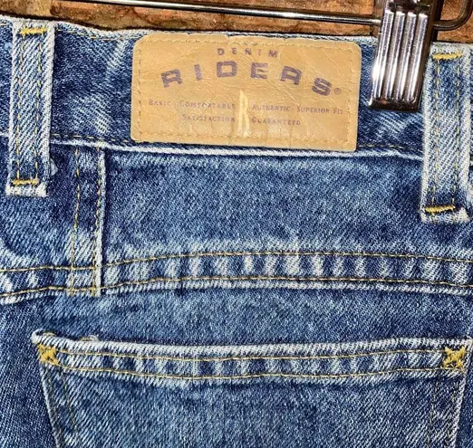 Riders By Lee Vintage  Denim Medium Wash Blue High Rise Jeans Women's 7 Petite