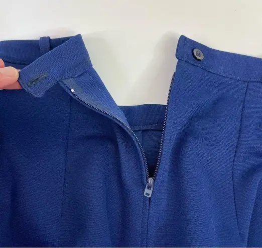 Vintage Christmas Skirt Santa Handmade Long Maxi Blue White Sequin Felt Lace Size L