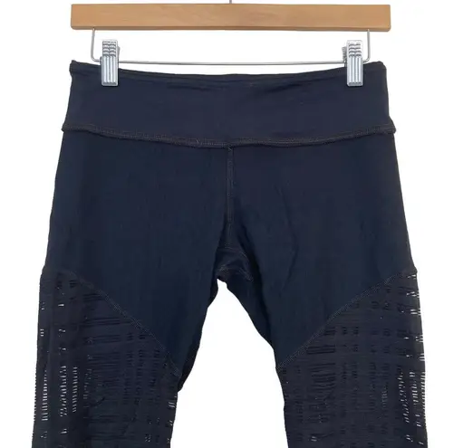 Vimmia Black Leggings Mesh Bottom Sz S