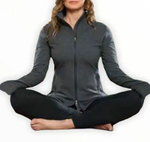 Roots 73 Edenvale Women’s Grey Knit Zippered Jacket