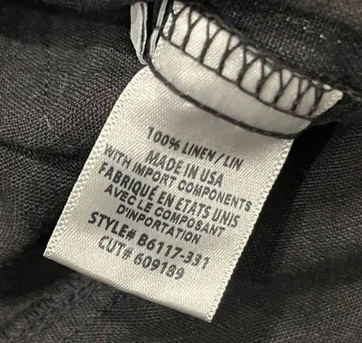 Bella Dahl Black Sleeveless Linen Dress