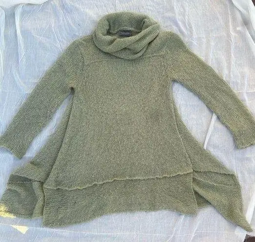 Wooden Ships  Cowl neck tunic sweater in sage green