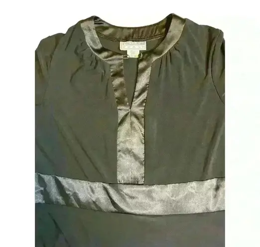 Jessica Howard Women black Dress V neck size 24 Black dress spandex