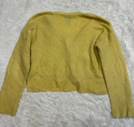 Abercrombie & Fitch  Classic Short Cardigan Yellow 