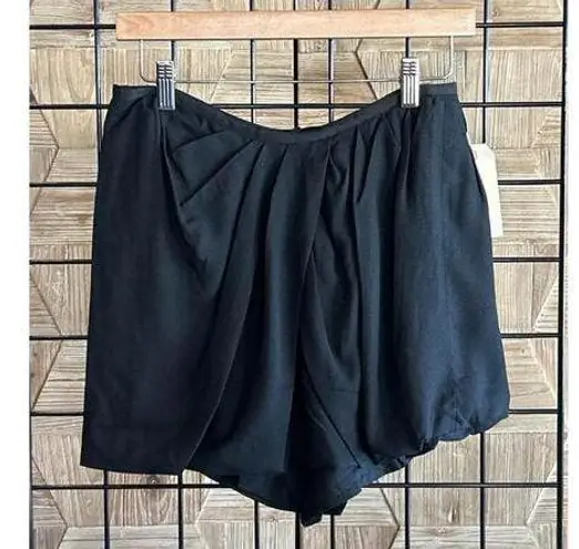 NWT Thakoon Womens Skort Small Black Balloon Shorts Zipper Bohostyle