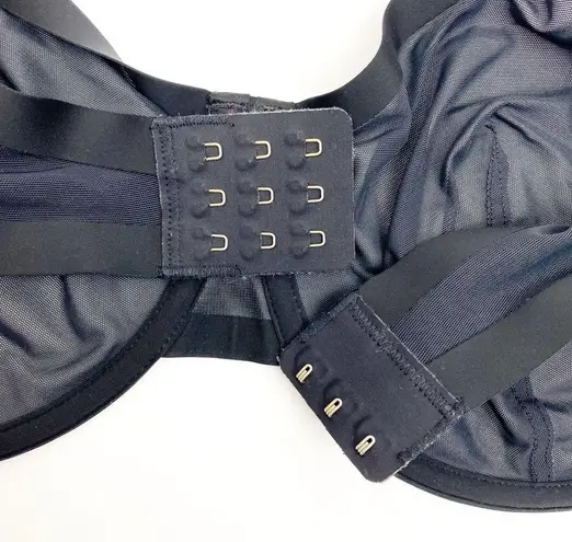 Cuup The Balconette Mesh Underwire Bra: Black 38G (4D) Size undefined