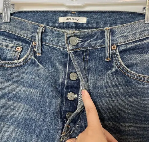 GRLFRND Women's Size 28 Helena Straight Leg Jeans Close to You Wash High Waist