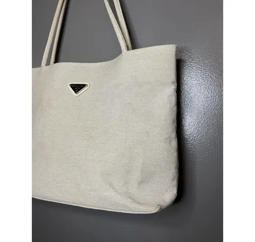 Xelina Tote Bag Womens Large Beige Canvas Shoulder Purse Double Strap Shopper