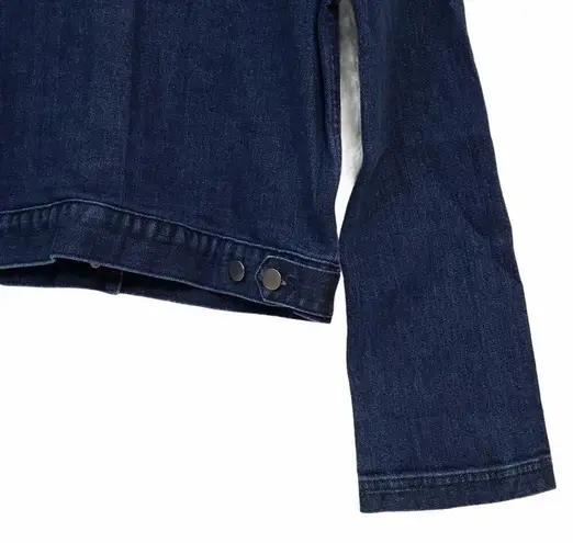 BLDWN Womens M Leon Denim Jean Jacket Dark Wash NEW Size M