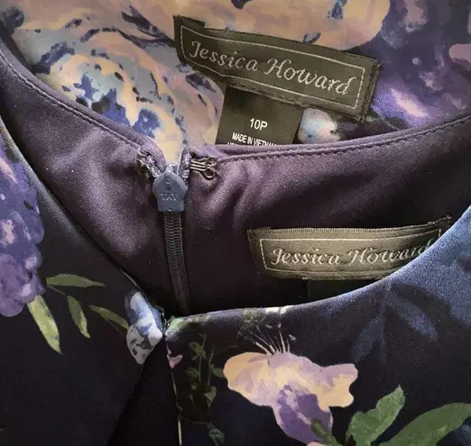 Jessica Howard 2 piece dress floral jacket 10P