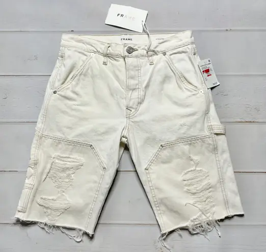 Frame NWT -  - Women’s Off White Le Slouch Shorts