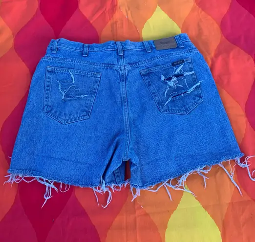 Brittania Vintage  100% Cotton Cut Off Jean Shorts 36” waist.