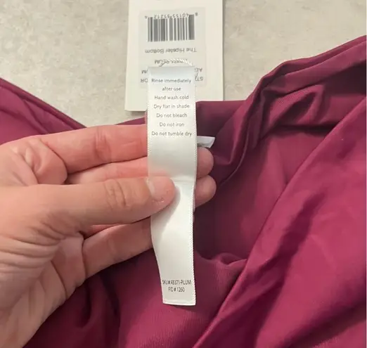 ANDIE NWT Swim Plum Purple Hipster Bikini Bottom XXL 90s Low Rise Beach Summer