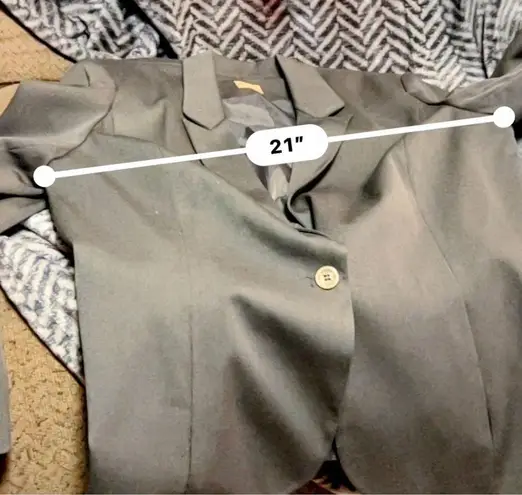 Michele Gray Skirt Suit, Size 18, Business Professional, Rayon Blend