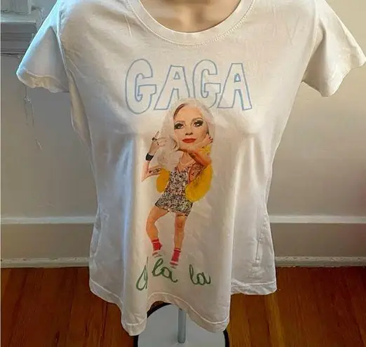 Sugarbird Limited Collection Gaga Oh La La RARE white cotton t