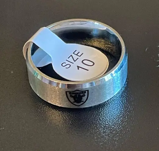 Silver Las Vegas Raiders Ring