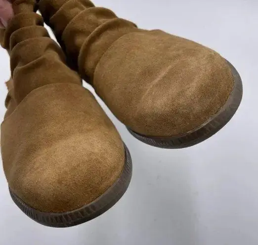 Munro NEW Scout Water Resistant Ruched Ankle Bootie TOBACCO SUEDE