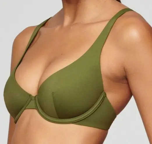 Cuup The Scoop Underwire Bikini Swim Top Fern 15 (38D / 40C / 42B) Size undefined