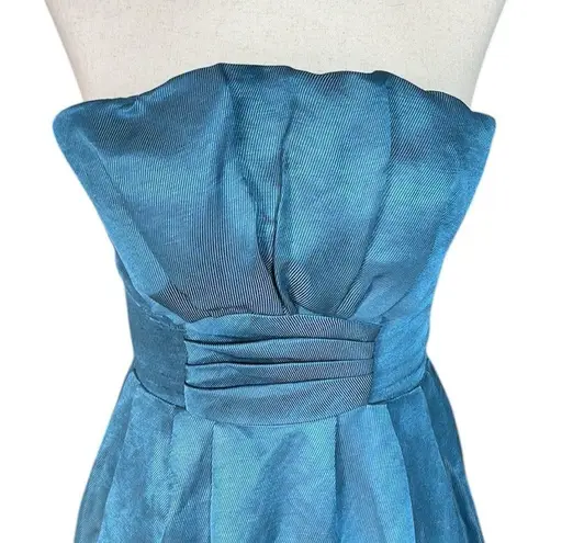 Jill Stuart Silk Strapless Dress