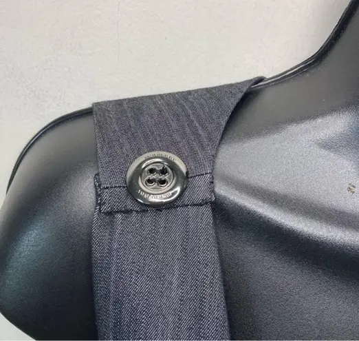 Lafayette 148 New York Dark Wash Jean Denim Style Dress Sz 8