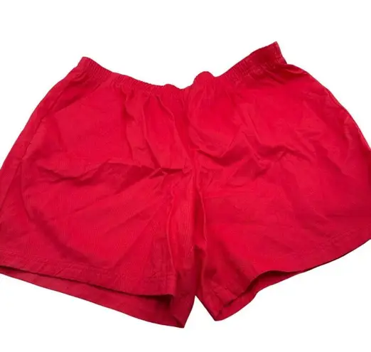 White Stag Size 20 Orange Elastic Waist Shorts Cotton Lounge Casual Wear