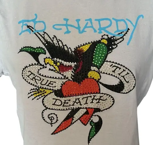 Ed Hardy  Cropped Tshirt - Image 4