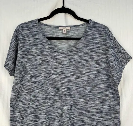 Como vintage Crop Box Shirt Women’s Size Medium Drawstring Waist V-Neck Batwing