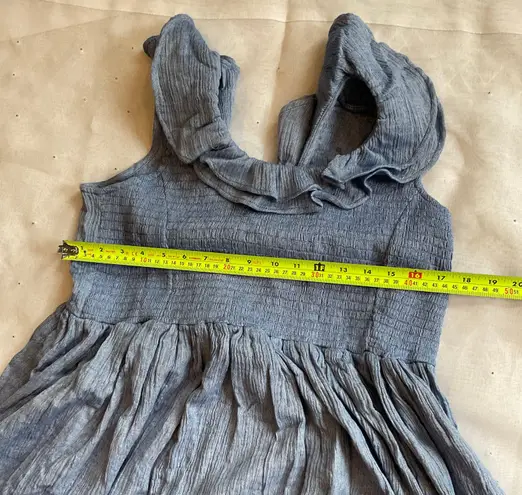 Cotton Blue NWT HATCH The Sarah midi Dress SZ4 bust up to 46in