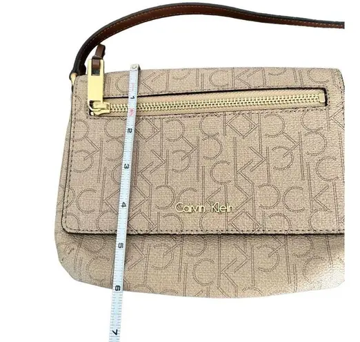 Calvin Klein  mini Beige Logo HAND OR SHOULDER BAG